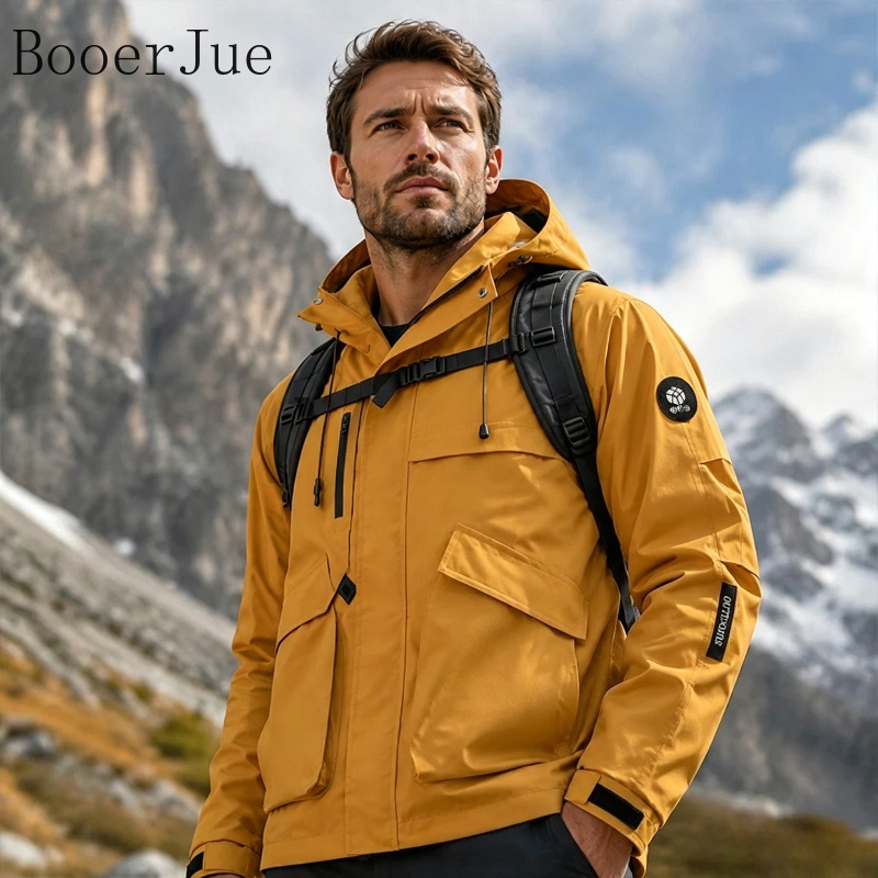 Fishing Jacket Waterproof - Erkek Su Geçirmez Yürüyüş Ceketi Softshell
