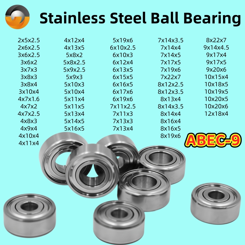 Abu Garcia Reel Revo - 2 Adet SMR128ZZ 8x12x3.5mm Paslanmaz Çelik