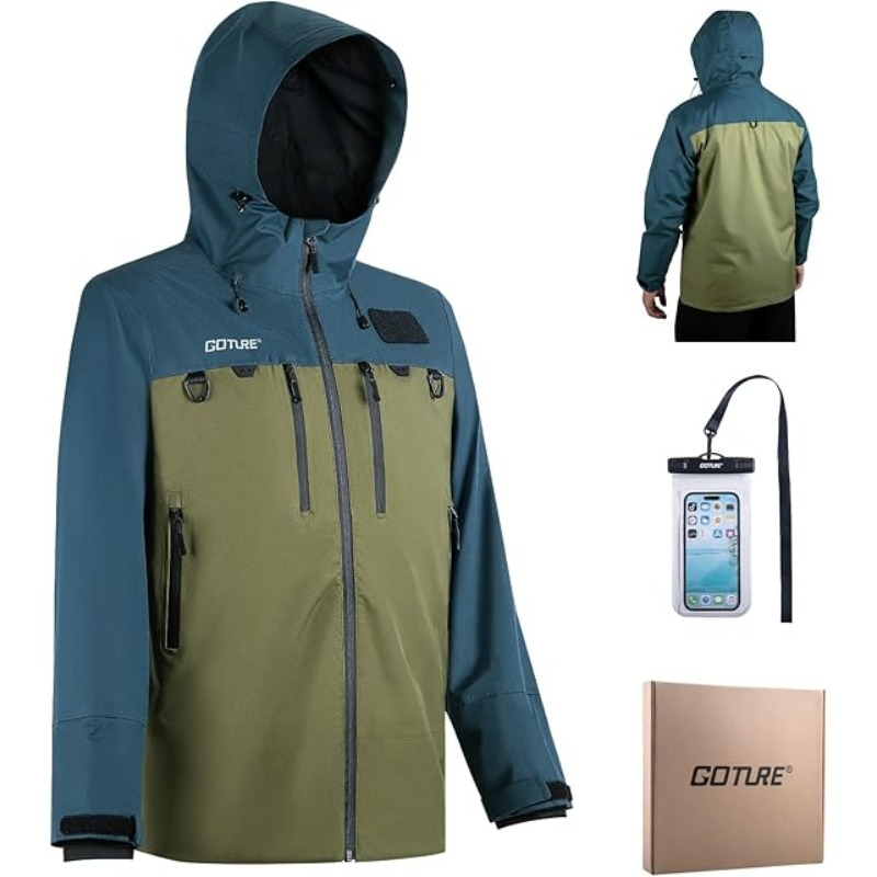 Fishing Jacket Waterproof - Goture Balıkçılık Su Geçirmez Ceketler, Telefon