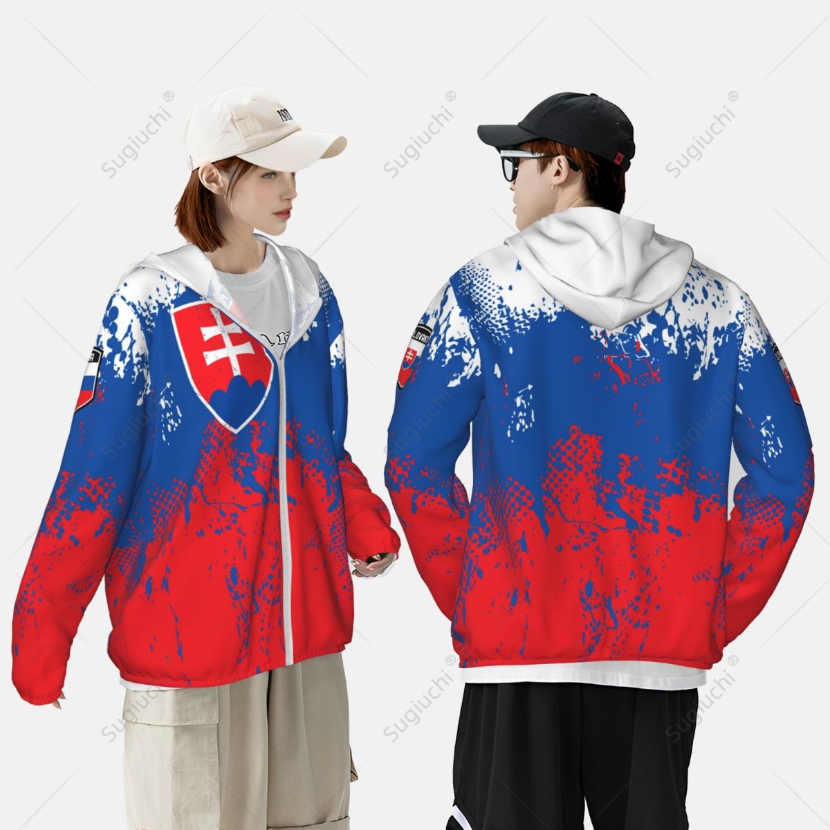 Slovakya bayrağı güneş koruma  - Fishing Hoodie incelemesi ve fiyatı