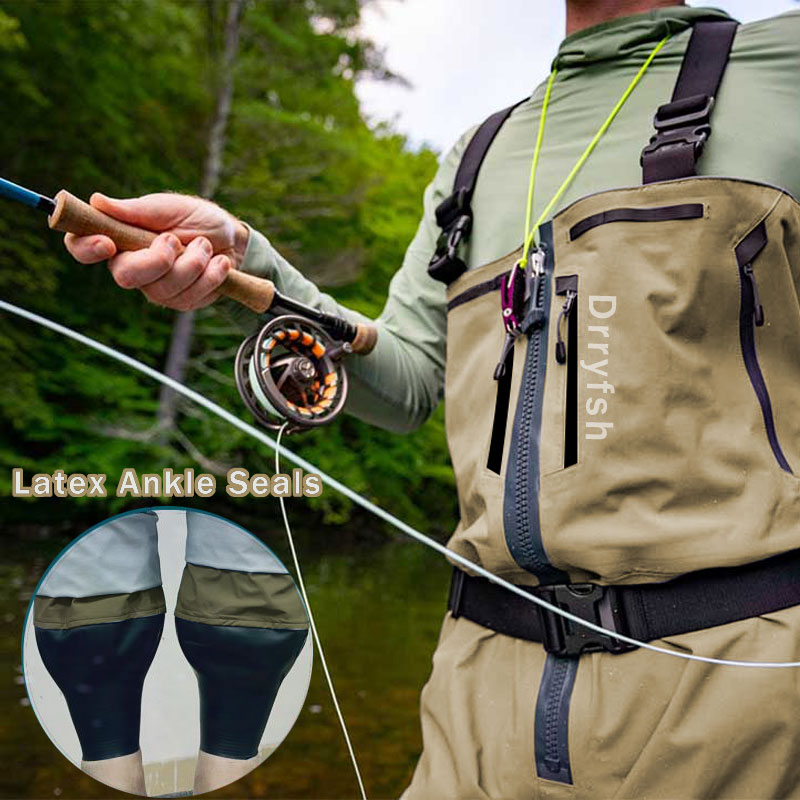 Fermuarlı su geçirmez Wader çi - Fishing Waders incelemesi ve fiyatı